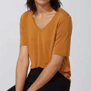 Mustard Yellow V-neck